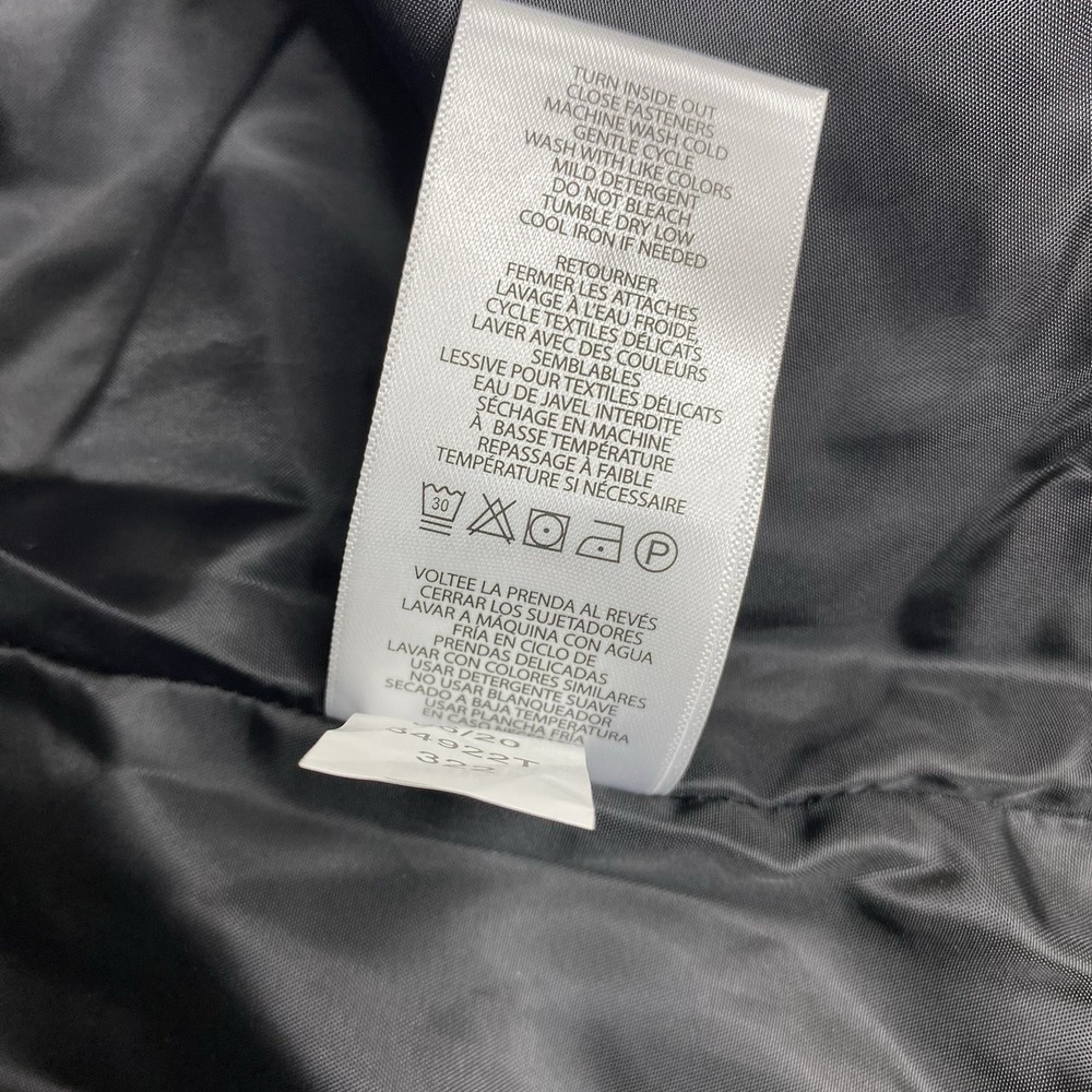 Lauren Ralph Lauren Quilted Vest Women's L Black Crest Logo Snap Front Puffer - Picture 15 of 16